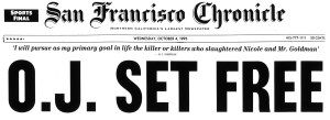 OJ set free_SFChron_front