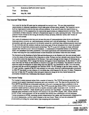 Internet Tidal Wave memo_1995
